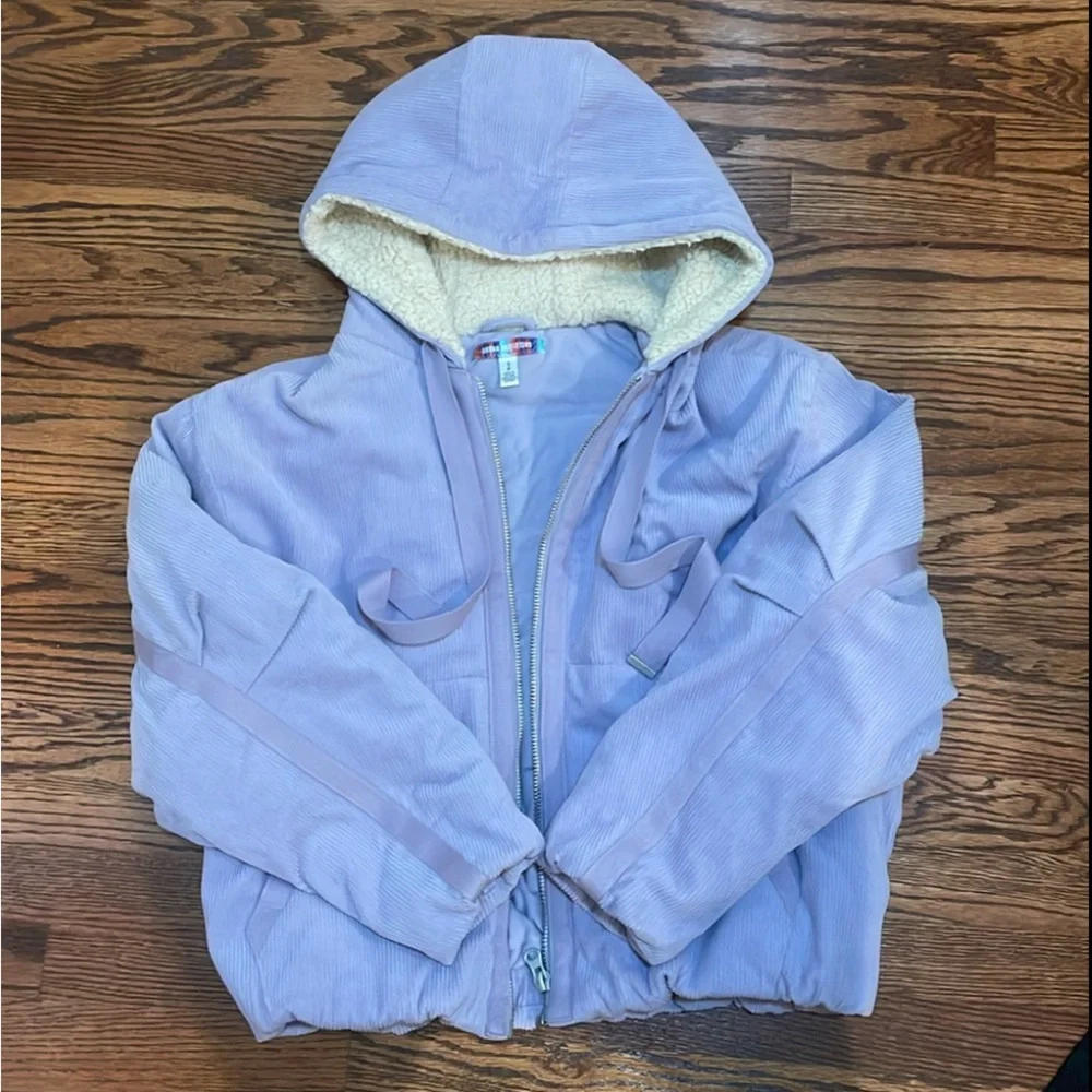 Urban Outfitters Corduroy Zip-Up Hooded Jacket - Picture 3 of 4